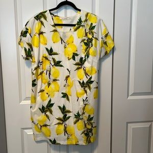 Cotton Dress with Lemon print 🍋 by Ellison.